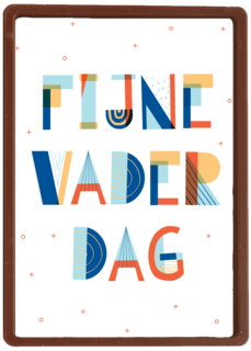 Vaderdag kaart stijlvol designs