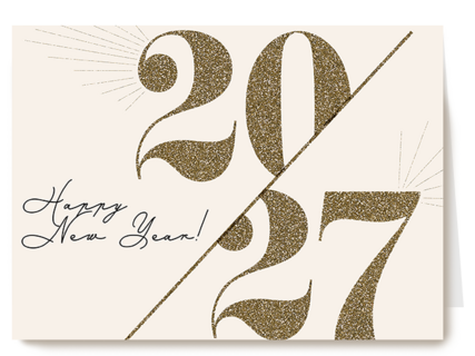 Nieuwjaar 2026 Goud Happy New year
