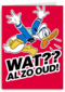 Verjaardagskaart Donald Duck Wat al zo oud
