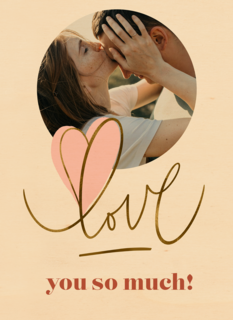 Love you so much fotokaart