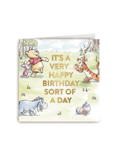 Winnie de Poeh verjaardagskaart happy sort of day