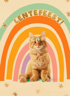 Regenboog Kat Lentefeest