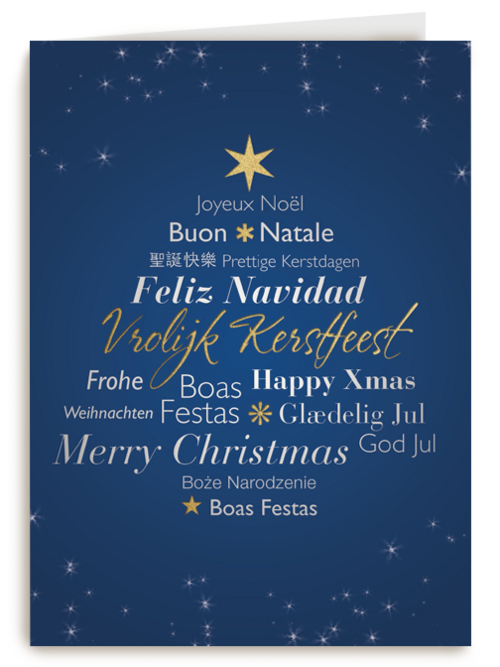meertalige kerstboom
