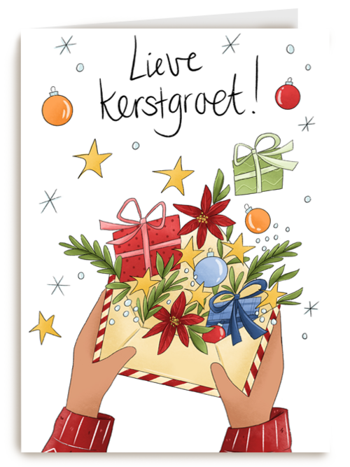 lieve kerstgroet kerst kaart