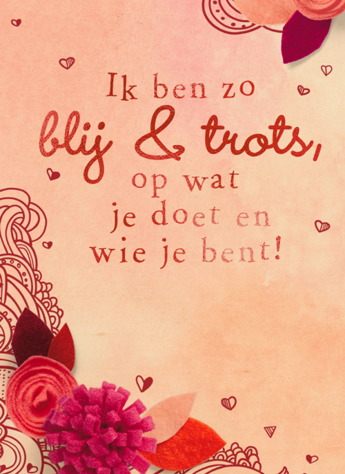 valentijnskaart klassiek blij en trots op jou