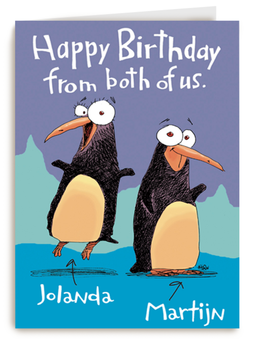 shoebox happy birthday from both of us