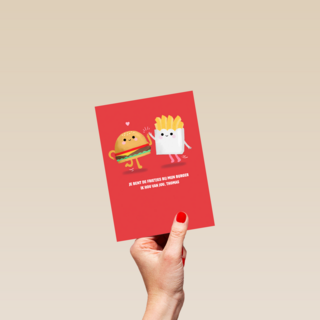 Frietjes bij mijn burger