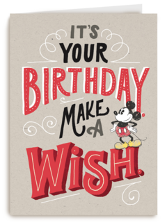 disney adult its your birthday make a wish