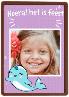 hoera het is feest met een narwal