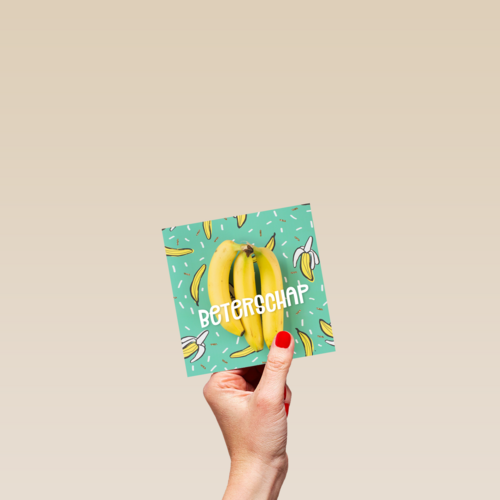 Beterschapskaart tros bananen