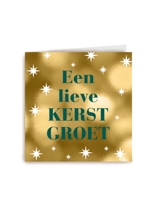 kerstkaart hip een lieve kerstgroet