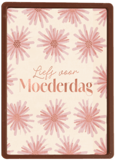 Moederdag liefs roze bloemen