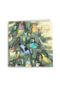 Kerstkaart klassiek Marjolein Bastin Kerstboom met tropische vogels