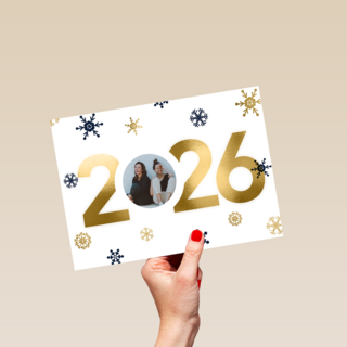 Nieuwjaar 2026 fotokaart gouda