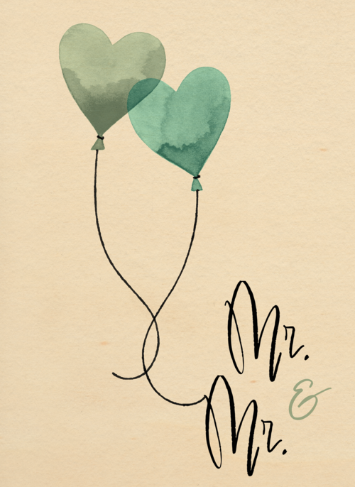 Houten Kaart Felicitatie Huwelijk | Houten Kaart Hallmark | Felicitatie Huwelijk | Mr And Mr