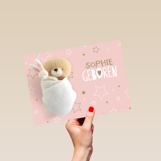 Een kleine meid geboren