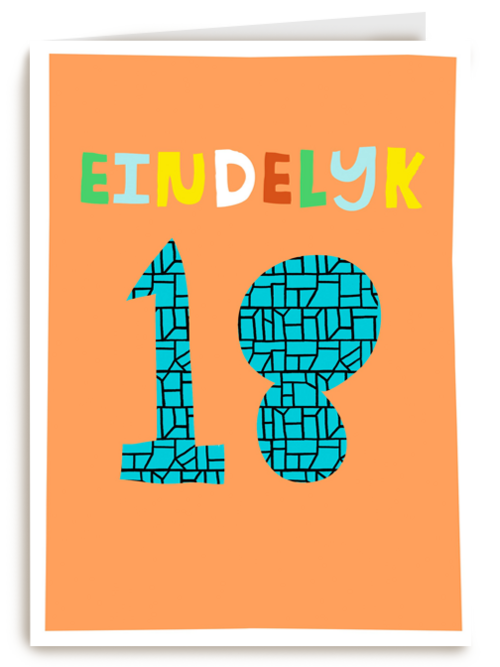 Verjaardagskaart Hallmark | Verjaardagskaart Eindelijk 18 Jongen Man