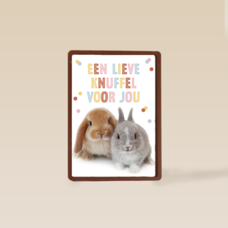 konijntjes een lieve knuffel voor jou