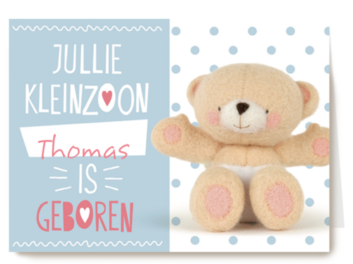 Bere gefeliciteerd met jullie kleinzoon