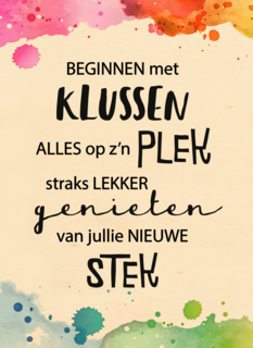 verbouwing kaart beginnen met klussen