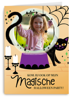 Magische Halloween uitnodiging