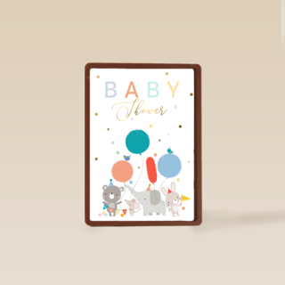 Babyshower Dierenfeest