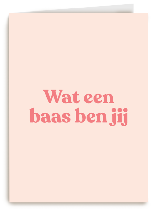 goed gedaan kaart andc wat een baas ben jij