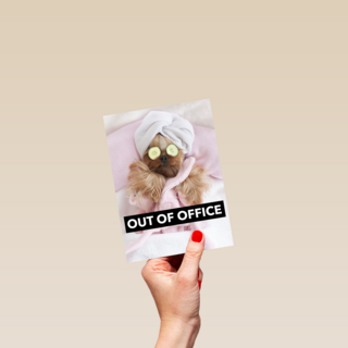 out of office in rust staykation