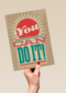 succes kaart you can do it