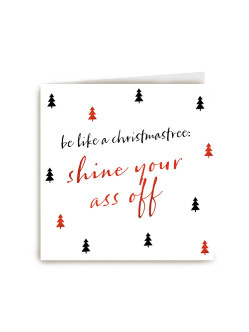 Kerstkaart grappig Be like a Christmastree