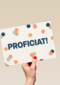 Proficiat met confetti
