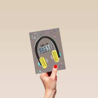 Lentefeest Het Is feest koptelefoon