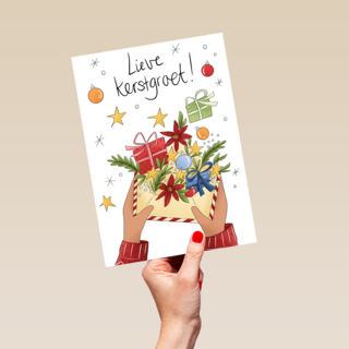 lieve kerstgroet kerst kaart
