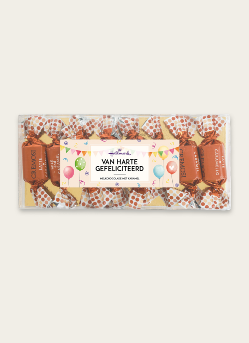 Melkchocolade Karamel Bonbons Van Harte Gefeliciteerd | Hallmark Cadeau Chocolade |