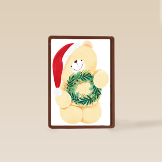 kerstkaart forever friends kerstkrans