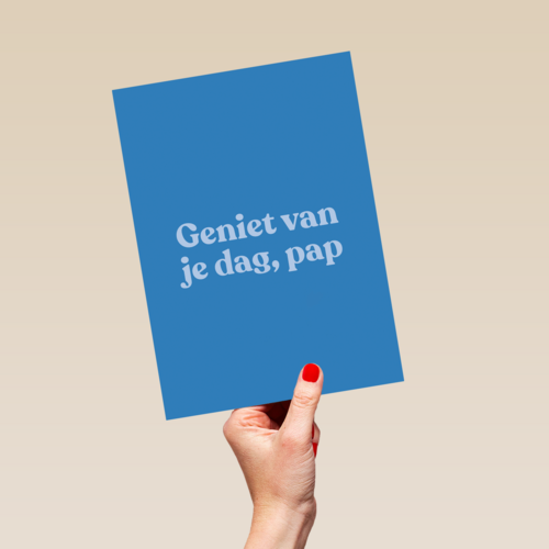 vaderdag kaart andc geniet van je dag pap