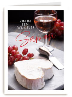 Valentijn zin in een wijntje