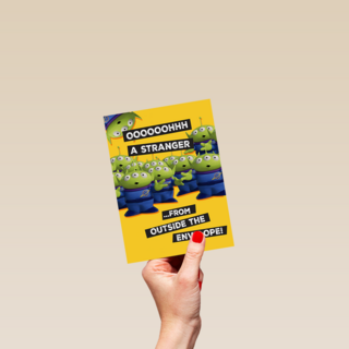 Toy Story Stranger outside