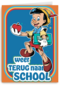 Pinocchio kaart Back to School