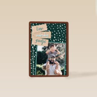 vaderdag fotokaart lieve vaderdag groetjes