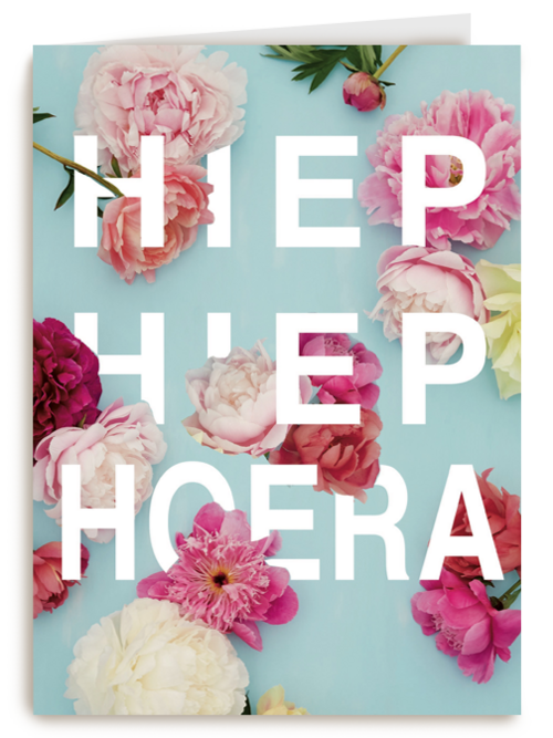 Verjaardagskaart Hallmark | Botanical Kaart Hiep Hiep Hoera