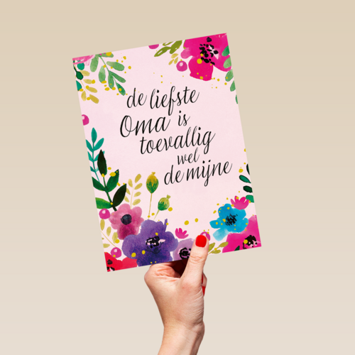 De liefste oma is toevallig wel de mijne