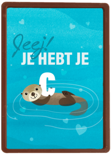 zwemdiploma kaart jeej je hebt je c