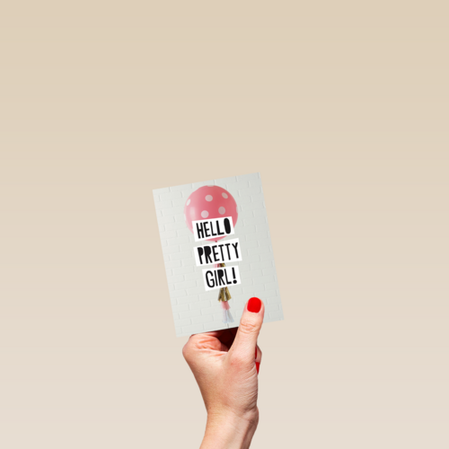 geboorte dochter hello pretty girl