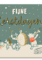 Kerstkaart Winnie de Poeh kerstorkest