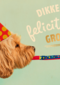 hond met feesthoedje dikke felicitatiegroet kaart