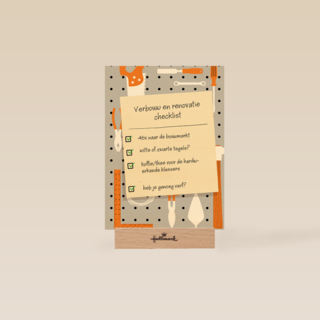 verhuisd kaart checklist verbouwing