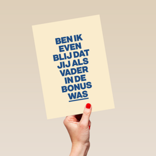 Vaders in de bonus AndC