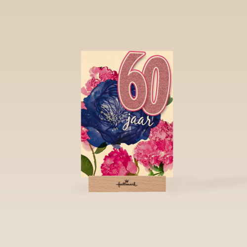 deze bloemen zijn voor je 60ste verjaardag