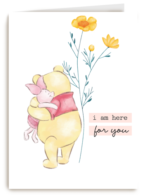 sterkte kaart winnie de poeh knorretje i am here for you